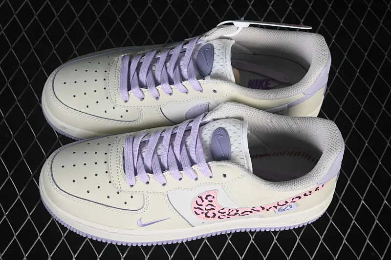 All categories Nk Air Force 1 Air Force series Nk Air Force 1 Low Air Force low-top Nike Air Force 1'07 Low "Misty Leopard" Hand-painted graffiti Milk mist leopard print Air Force 1 low-top casual sneakers FB1893-312